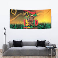 Vanuatu Independence Day Tapestry Chibi Boar Proud To Be A Ni-Van