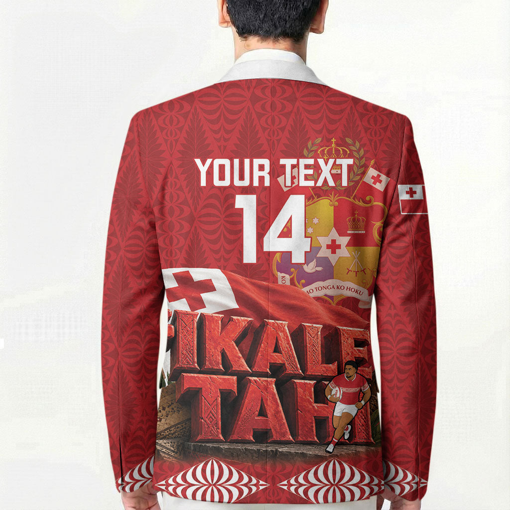 Tonga Rugby Custom Blazer 2026 Go Ikale Tahi Ngatu Pattern