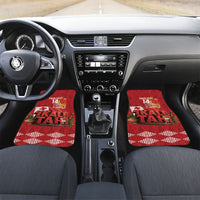 Tonga Rugby Custom Car Mats 2026 Go Ikale Tahi Ngatu Pattern