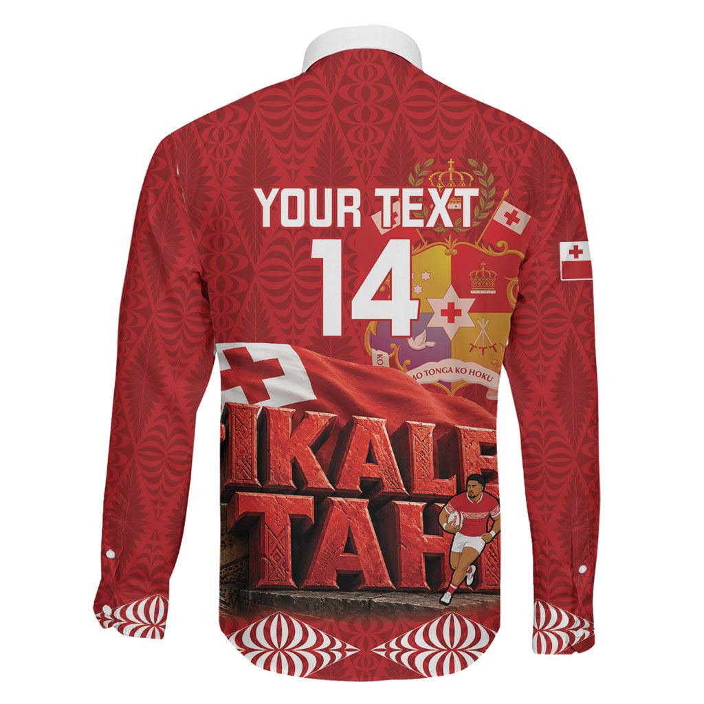 Tonga Rugby Custom Family Matching Short Sleeve Bodycon Dress and Hawaiian Shirt 2026 Go Ikale Tahi Ngatu Pattern