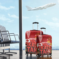 Tonga Rugby Custom Luggage Cover 2026 Go Ikale Tahi Ngatu Pattern