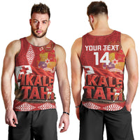 Tonga Rugby Custom Men Tank Top 2026 Go Ikale Tahi Ngatu Pattern