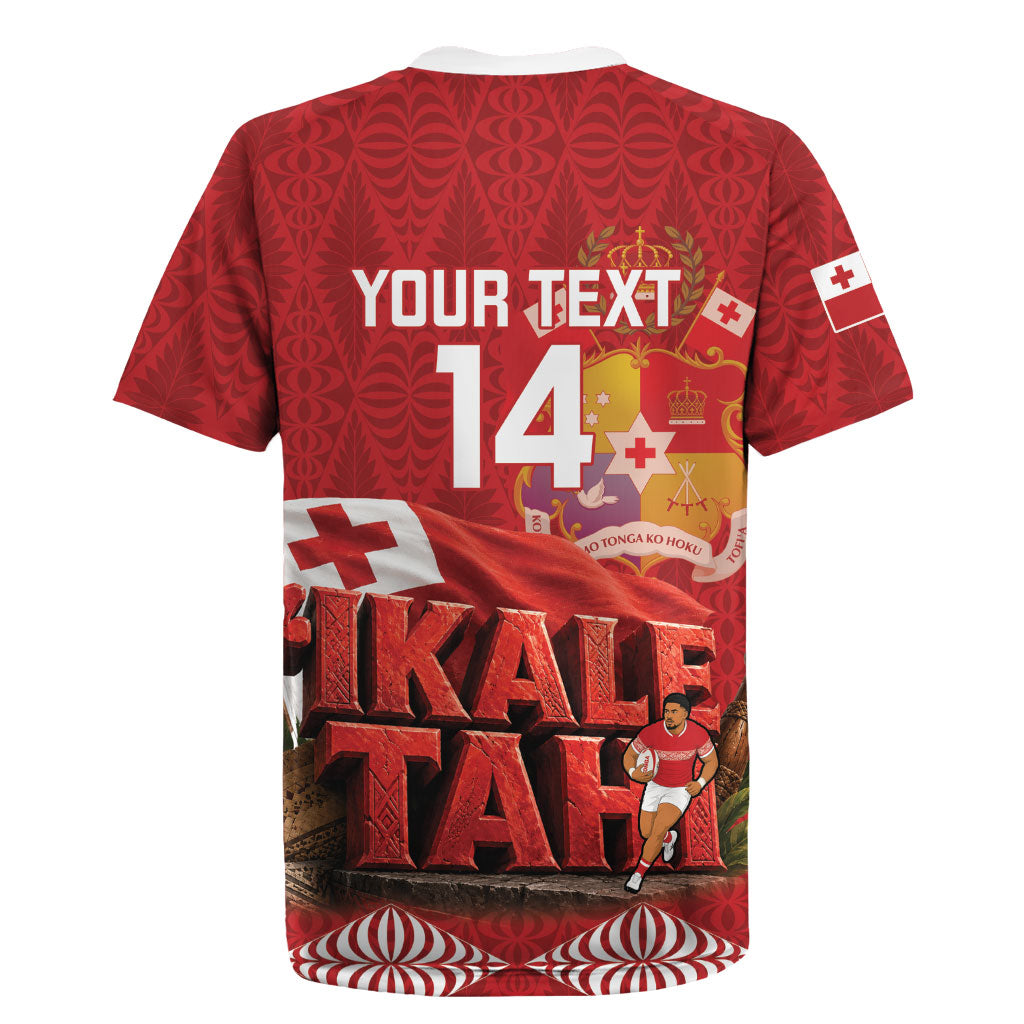 Tonga Rugby Custom Rugby Jersey 2026 Go Ikale Tahi Ngatu Pattern