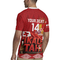 Tonga Rugby Custom Rugby Jersey 2026 Go Ikale Tahi Ngatu Pattern