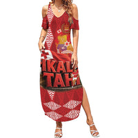 Tonga Rugby Custom Summer Maxi Dress 2026 Go Ikale Tahi Ngatu Pattern