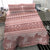 Pastel Pink Samoa Siapo Teuila Flowers Bedding Set - Polynesian Pride