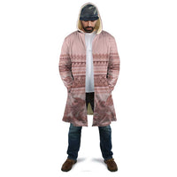 Pastel Pink Samoa Siapo Teuila Flowers Cloak - Polynesian Pride