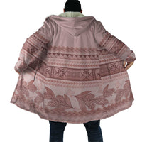 Pastel Pink Samoa Siapo Teuila Flowers Cloak - Polynesian Pride