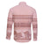 Pastel Pink Samoa Siapo Teuila Flowers Family Matching Long Sleeve Bodycon Dress and Hawaiian Shirt - Polynesian Pride