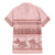 Pastel Pink Samoa Siapo Teuila Flowers Family Matching Mermaid Dress and Hawaiian Shirt - Polynesian Pride