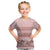 Pastel Pink Samoa Siapo Teuila Flowers Kid T Shirt - Polynesian Pride