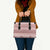 Pastel Pink Samoa Siapo Teuila Flowers Leather Bag - Polynesian Pride