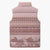 Pastel Pink Samoa Siapo Teuila Flowers Sleeveless Puffer Jacket - Polynesian Pride