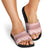 Pastel Pink Samoa Siapo Teuila Flowers Slide Sandals - Polynesian Pride