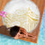 Polynesia White Sunday Beach Blanket Plumeria Polynesian Tribal Gold Color - Polynesian Pride