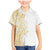 Polynesia White Sunday Family Matching Mermaid Dress and Hawaiian Shirt Plumeria Polynesian Tribal Gold Color - Polynesian Pride