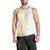 Polynesia White Sunday Men Tank Top Plumeria Polynesian Tribal Gold Color - Polynesian Pride