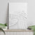 Polynesia White Sunday Canvas Wall Art Plumeria Polynesian Tribal Grey Color - Polynesian Pride