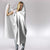 Polynesia White Sunday Hooded Blanket Plumeria Polynesian Tribal Grey Color - Polynesian Pride