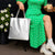 Polynesia White Sunday Tote Bag Plumeria Polynesian Tribal Grey Color - Polynesian Pride