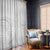 Polynesia White Sunday Window Curtain Plumeria Polynesian Tribal Grey Color - Polynesian Pride