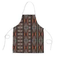 Malo e lelei Tonga Apron Tongan Ngatu Vintage Brown - Polynesian Pride