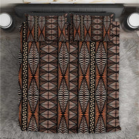 Malo e lelei Tonga Bedding Set Tongan Ngatu Vintage Brown - Polynesian Pride