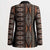 Malo e lelei Tonga Blazer Tongan Ngatu Vintage Brown - Polynesian Pride