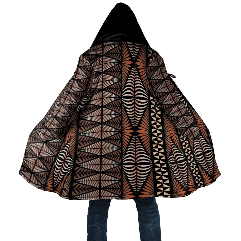 Malo e lelei Tonga Cloak Tongan Ngatu Vintage Brown - Polynesian Pride