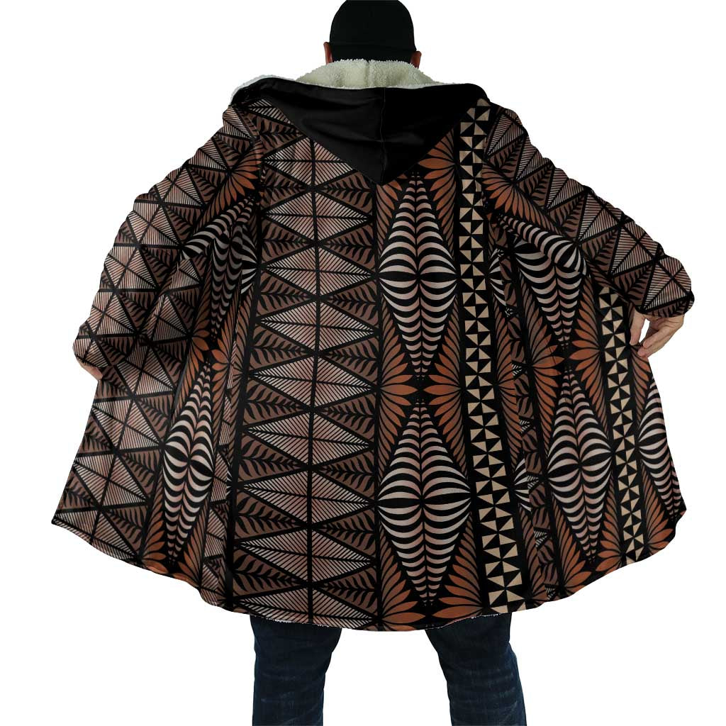 Malo e lelei Tonga Cloak Tongan Ngatu Vintage Brown - Polynesian Pride