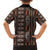 Malo e lelei Tonga Family Matching Long Sleeve Bodycon Dress and Hawaiian Shirt Tongan Ngatu Vintage Brown - Polynesian Pride