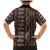 Malo e lelei Tonga Family Matching Mermaid Dress and Hawaiian Shirt Tongan Ngatu Vintage Brown - Polynesian Pride