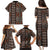 Malo e lelei Tonga Family Matching Puletasi and Hawaiian Shirt Tongan Ngatu Vintage Brown - Polynesian Pride