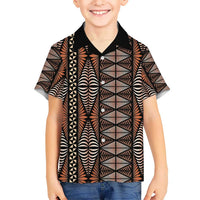 Malo e lelei Tonga Hawaiian Shirt Tongan Ngatu Vintage Brown - Polynesian Pride