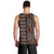 Malo e lelei Tonga Men Tank Top Tongan Ngatu Vintage Brown - Polynesian Pride