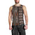 Malo e lelei Tonga Men Tank Top Tongan Ngatu Vintage Brown - Polynesian Pride