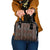 Malo e lelei Tonga Shoulder Handbag Tongan Ngatu Vintage Brown - Polynesian Pride