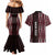 Tonga Rugby Personalised Couples Matching Mermaid Dress and Hawaiian Shirt 2025 Mate Maa Tonga Ngatu Motif - Polynesian Pride