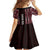 Tonga Rugby Personalised Family Matching Off Shoulder Short Dress and Hawaiian Shirt 2025 Mate Maa Tonga Ngatu Motif - Polynesian Pride