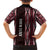 Tonga Rugby Personalised Family Matching Short Sleeve Bodycon Dress and Hawaiian Shirt 2025 Mate Maa Tonga Ngatu Motif - Polynesian Pride