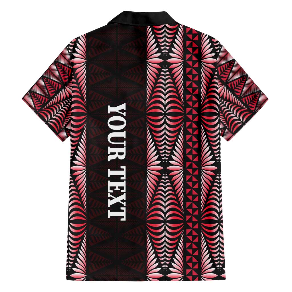 Tonga Rugby Personalised Family Matching Summer Maxi Dress and Hawaiian Shirt 2025 Mate Maa Tonga Ngatu Motif - Polynesian Pride