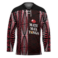 Tonga Rugby Personalised Hockey Jersey 2025 Mate Maa Tonga Ngatu Motif - Polynesian Pride