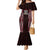 Tonga Rugby Personalised Mermaid Dress 2025 Mate Maa Tonga Ngatu Motif - Polynesian Pride