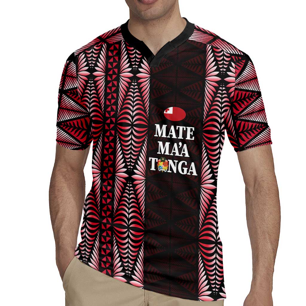 Tonga Rugby Personalised Rugby Jersey 2025 Mate Maa Tonga Ngatu Motif - Polynesian Pride