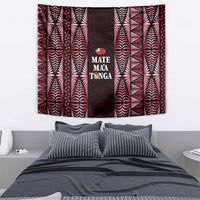 Tonga Rugby Tapestry 2025 Mate Maa Tonga Ngatu Motif - Polynesian Pride