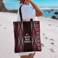 Tonga Rugby Tote Bag 2025 Mate Maa Tonga Ngatu Motif - Polynesian Pride
