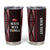 Tonga Rugby Personalised Tumbler Cup 2025 Mate Maa Tonga Ngatu Motif - Polynesian Pride