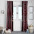 Tonga Rugby Window Curtain 2025 Mate Maa Tonga Ngatu Motif - Polynesian Pride