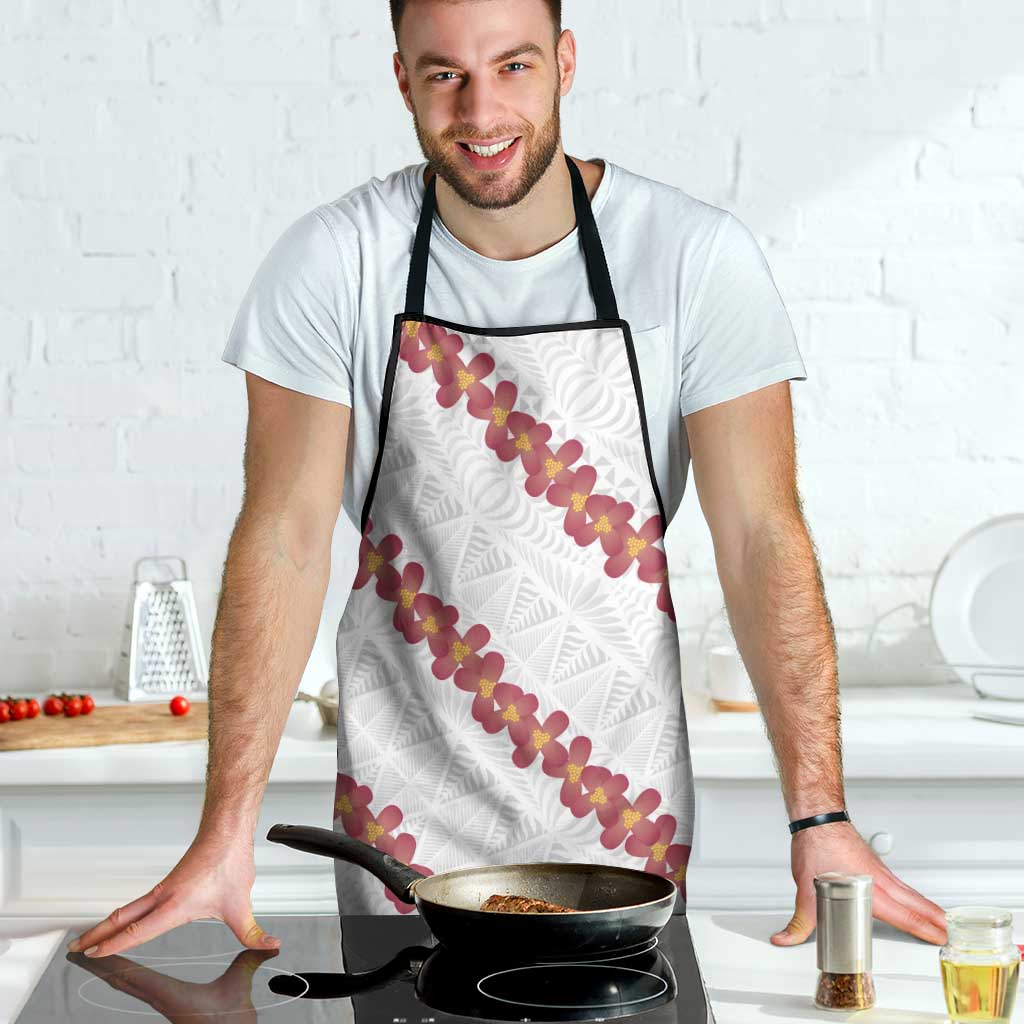 White Sunday Tonga Fakame Apron Tongan Ngatu Heilala Lei - Polynesian Pride