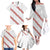 White Sunday Tonga Fakame Family Matching Off The Shoulder Long Sleeve Dress and Hawaiian Shirt Tongan Ngatu Heilala Lei - Polynesian Pride